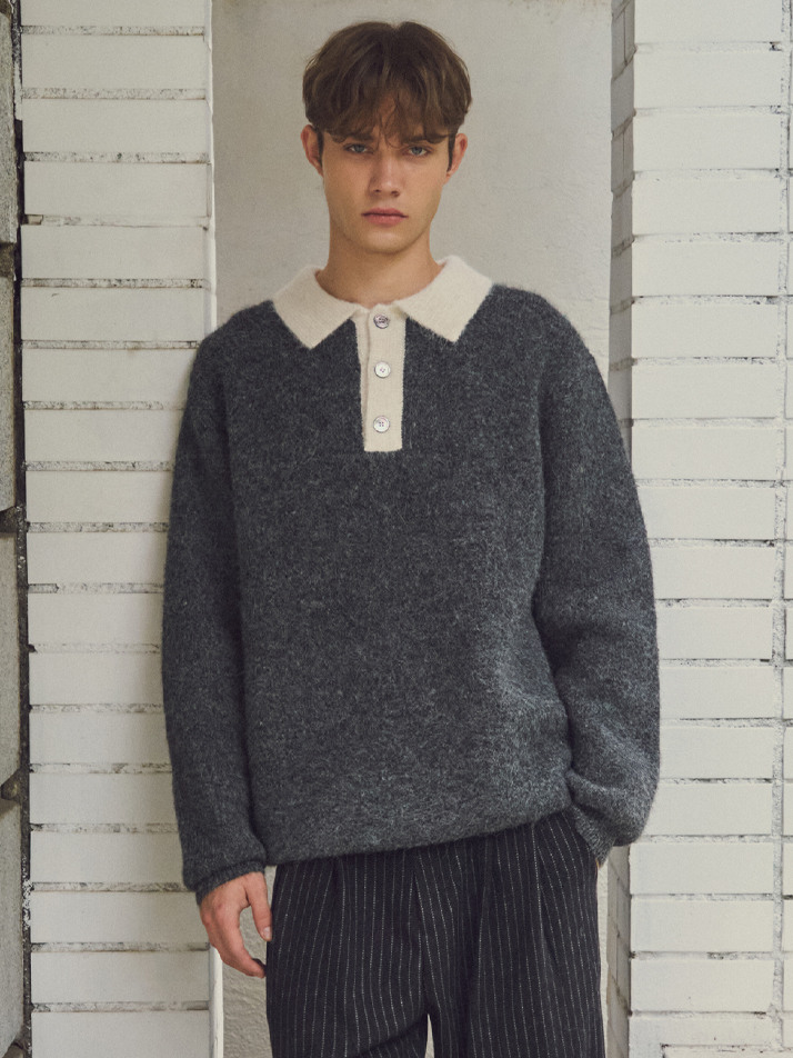 올웨이즈 베네치아 헤어리 울 니트 4COLOR