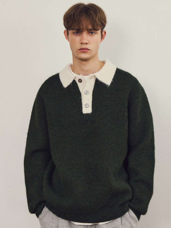 올웨이즈 베네치아 헤어리 울 니트 4COLOR