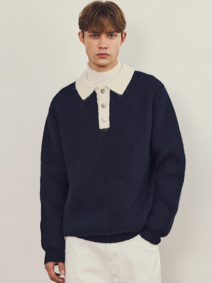 올웨이즈 베네치아 헤어리 울 니트 4COLOR