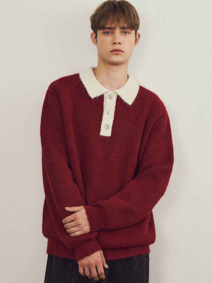 올웨이즈 베네치아 헤어리 울 니트 4COLOR