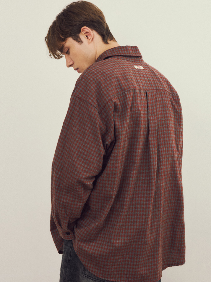 깅엄 빈티지 체크 셔츠 3COLOR