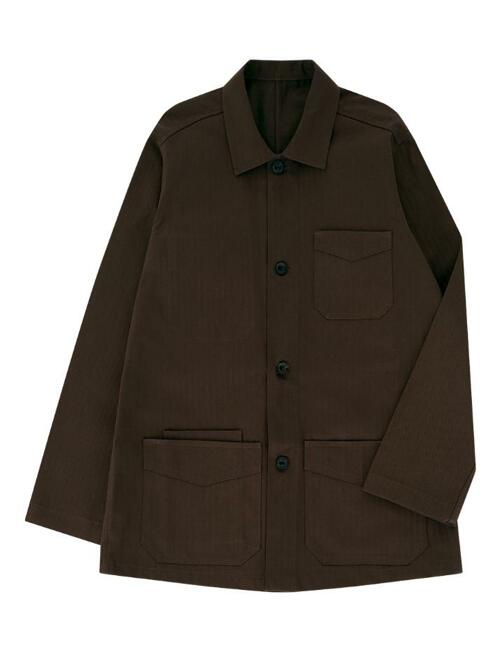 Comfort cotton Chore Jacket (Brown)