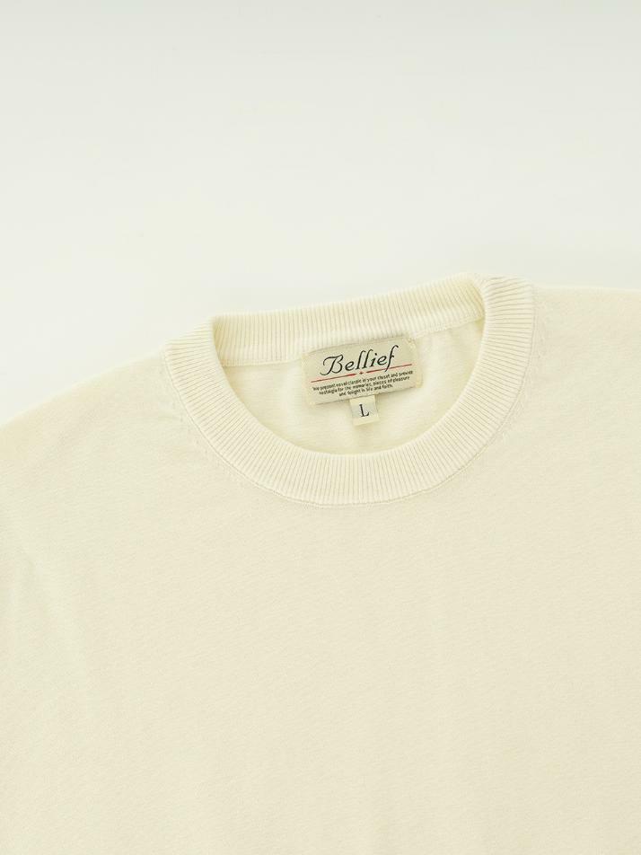 Essential Crew Neck Knit (Ecru)