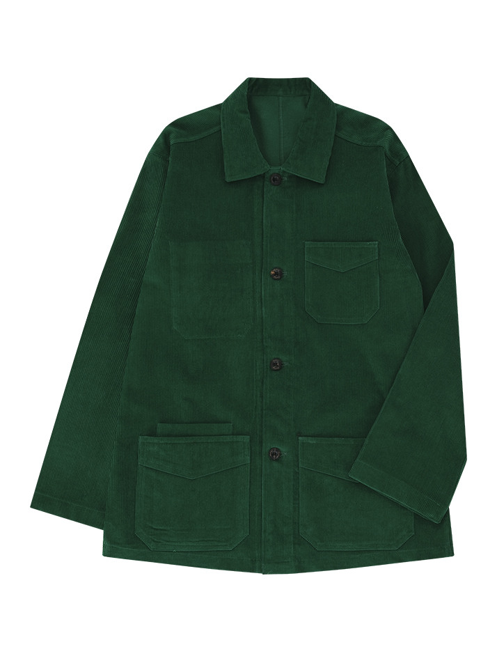 Comfort Corduroy Chore Jacket (Green)