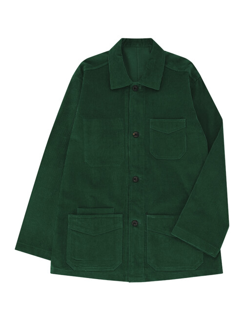 Comfort Corduroy Chore Jacket (Green)