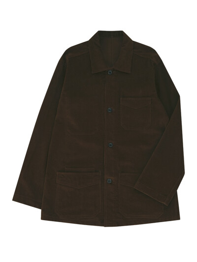 Comfort Corduroy Chore Jacket (Brwon)