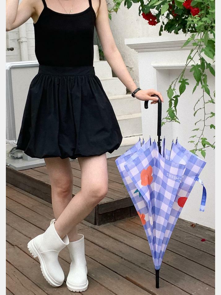 Gingham Check Umbrella_HC2435AC002M