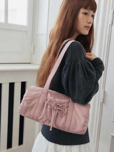 Soft Ribbon Duffle Bag (3Colors)_HC2479BG001M