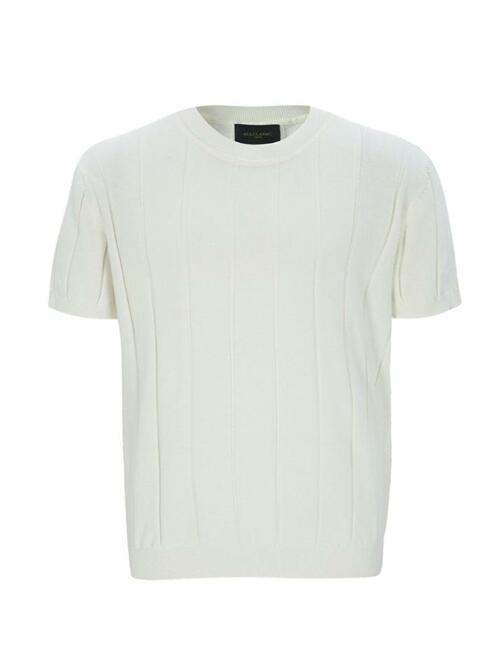 KT012 립 라운드 반팔 니트_ivory