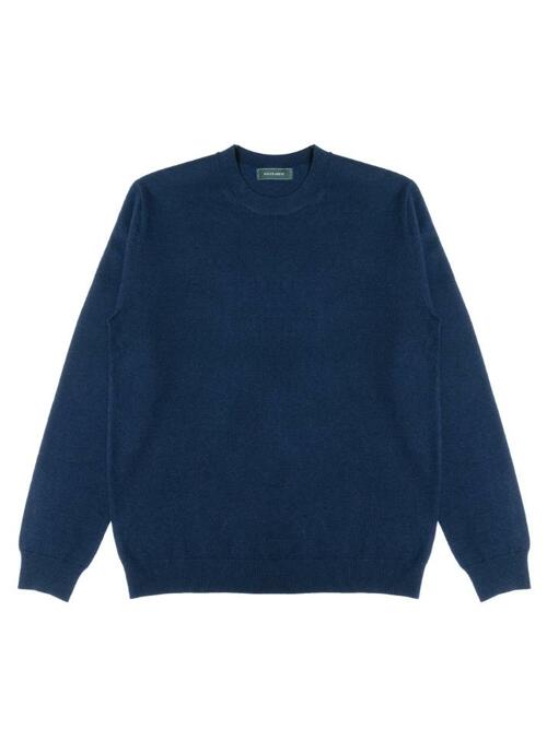 KT021 홀가먼트 라운드 니트_navy