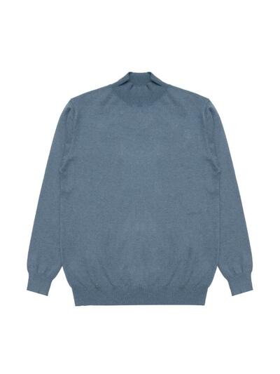 KT001 하프 터틀넥 니트_blue