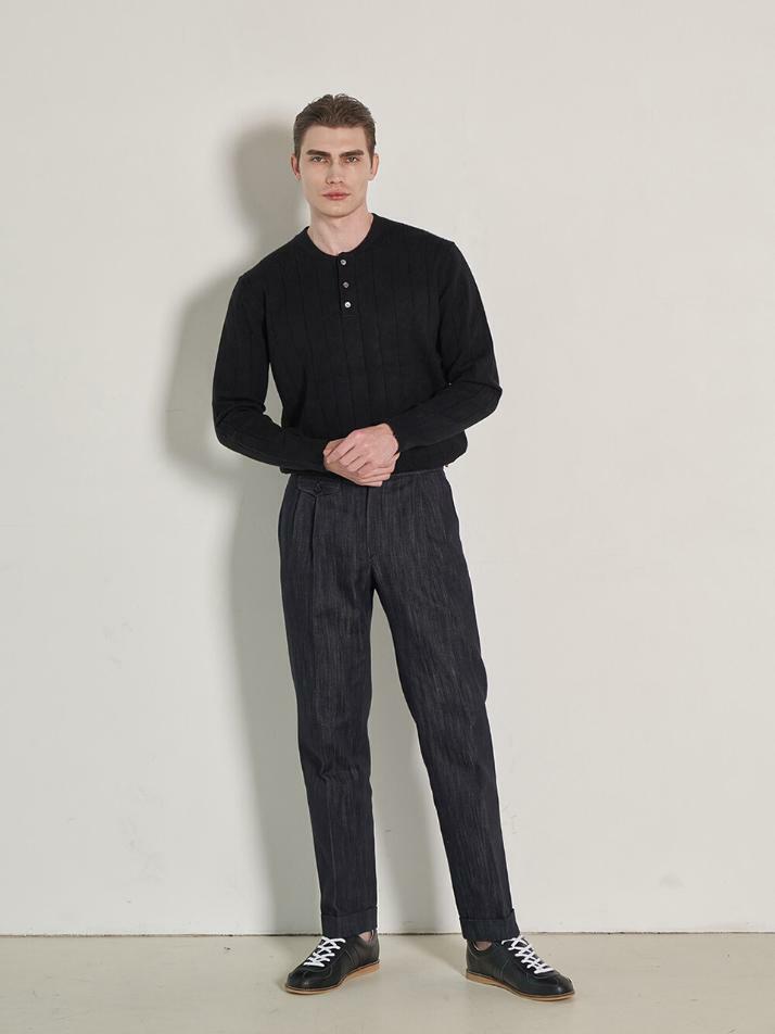 ALC101 클래식 저먼 아미 스니커즈_a.black