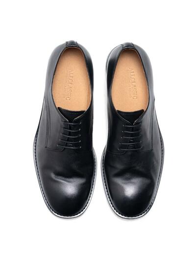 ALC1201 플레인 토 더비 슈즈_black