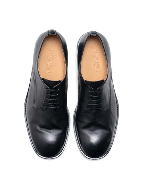 ALC1201 플레인 토 더비 슈즈_black