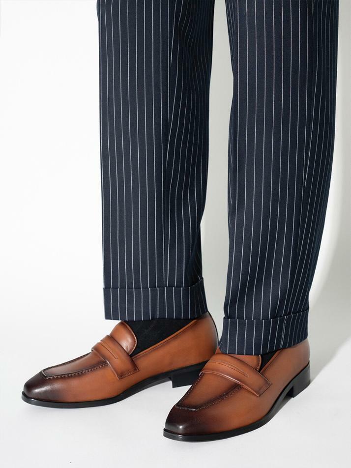 ALC1001 어도어 페니 로퍼_tan brown