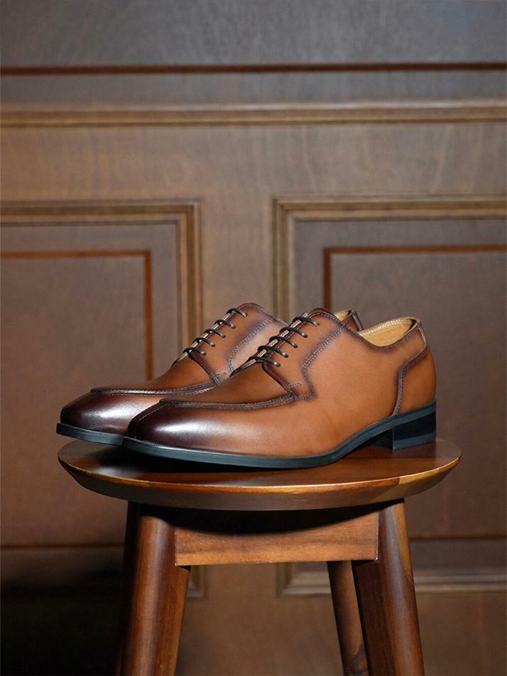 ALC1006 어도어 Y팁 더비 슈즈_tan brown