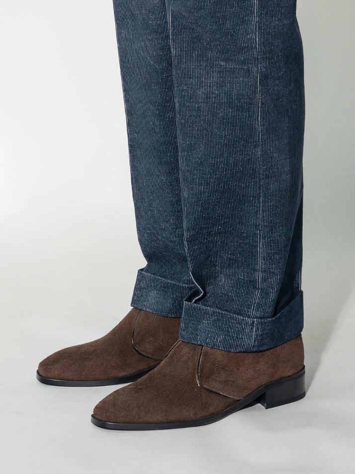 ALC0018 어도어 처카 부츠_d.brown suede