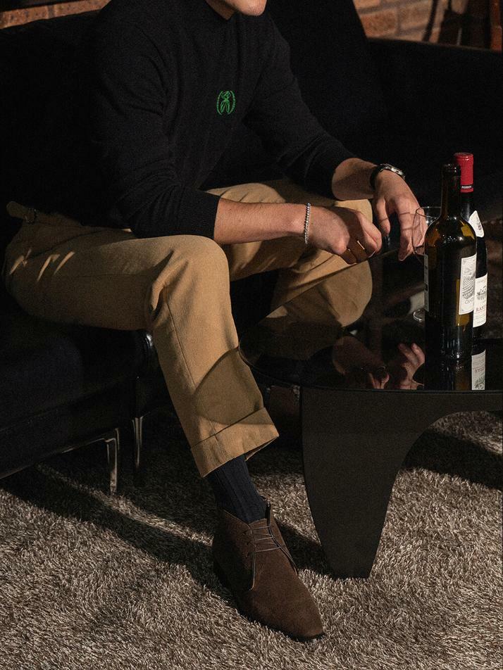 ALC0018 어도어 처카 부츠_d.brown suede