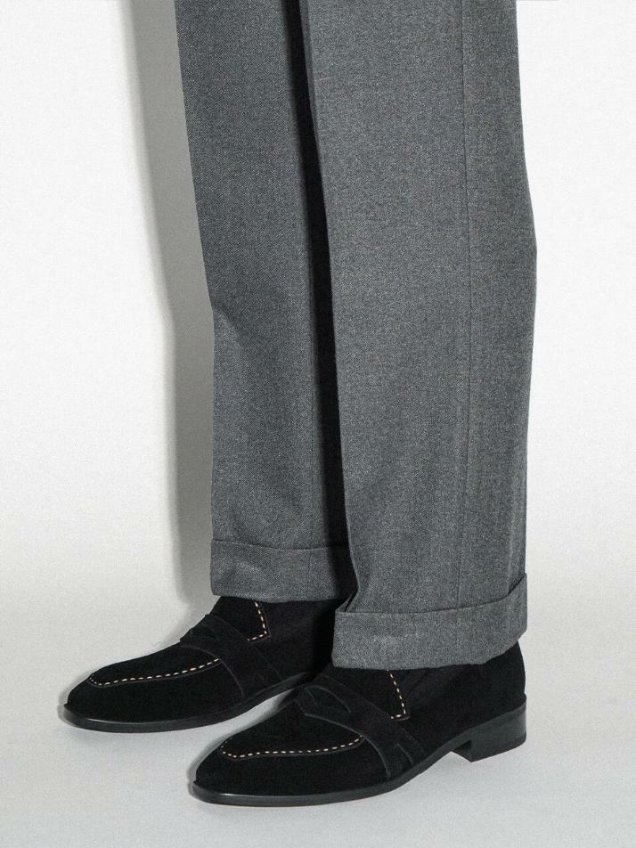 ALC1010 그리프 스웨이드 로퍼_black