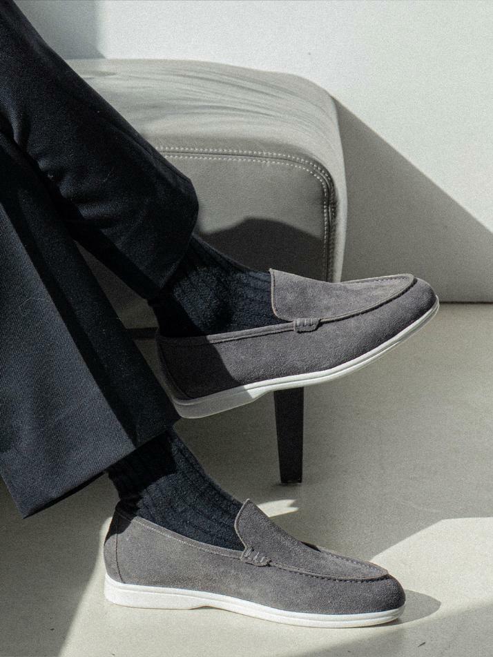 ALC502W 리조트 로퍼_gray suede