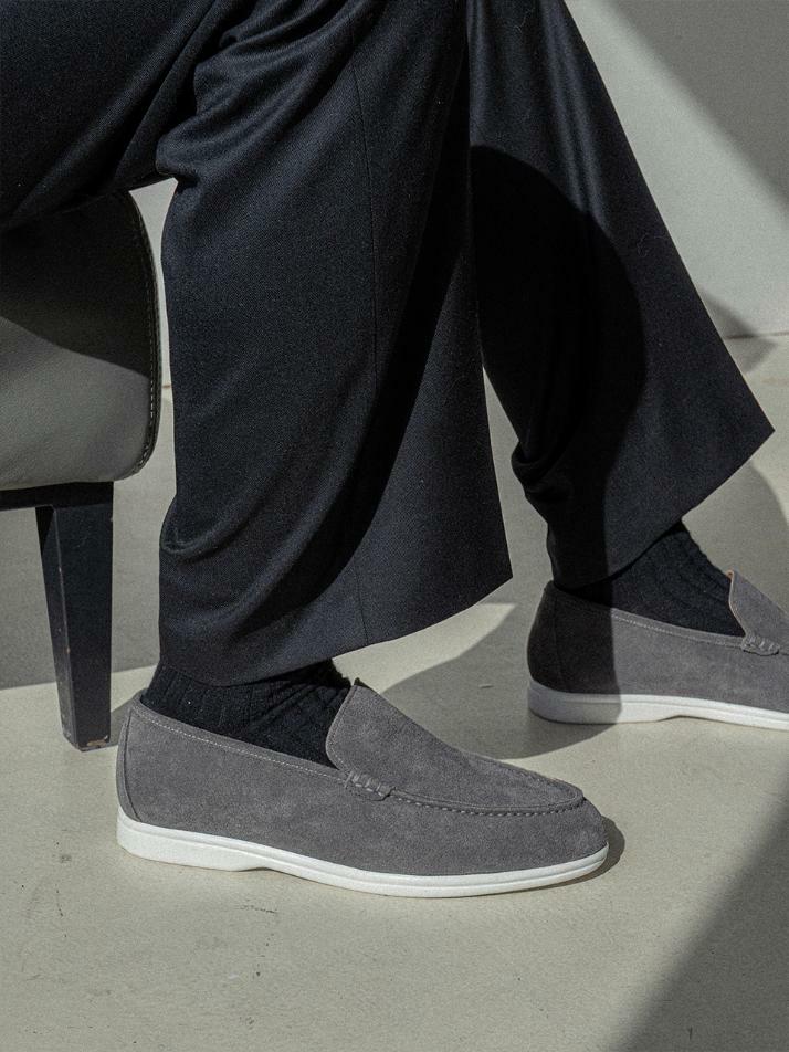 ALC502W 리조트 로퍼_gray suede
