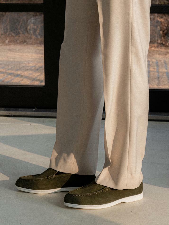 ALC502W 리조트 로퍼_kakhi suede