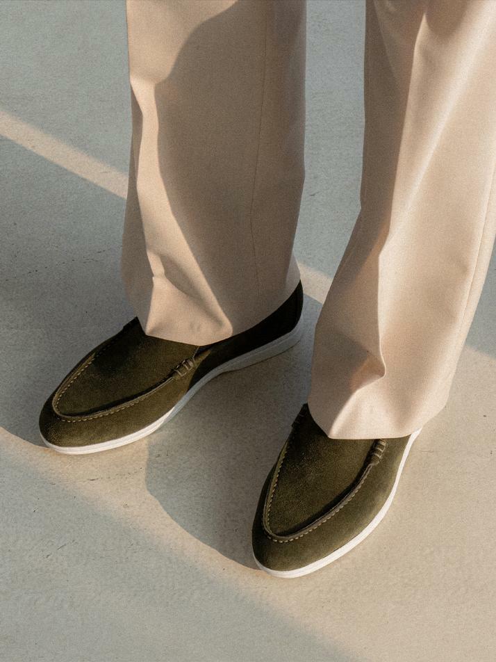 ALC502W 리조트 로퍼_kakhi suede