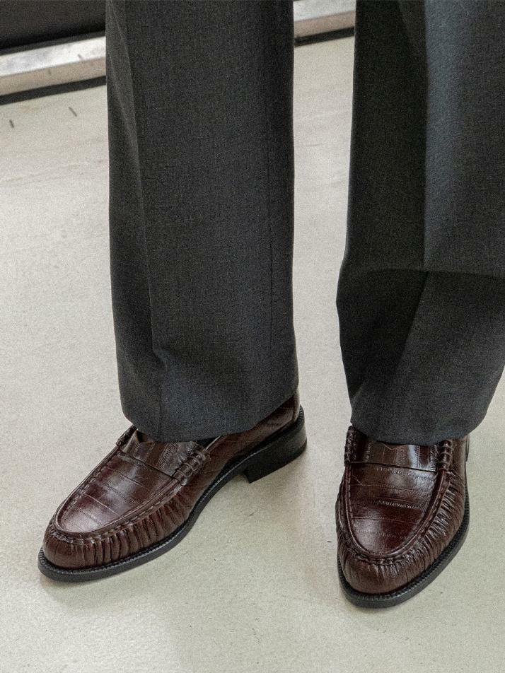 ALC4411 시메르 셔링 로퍼_brown eel