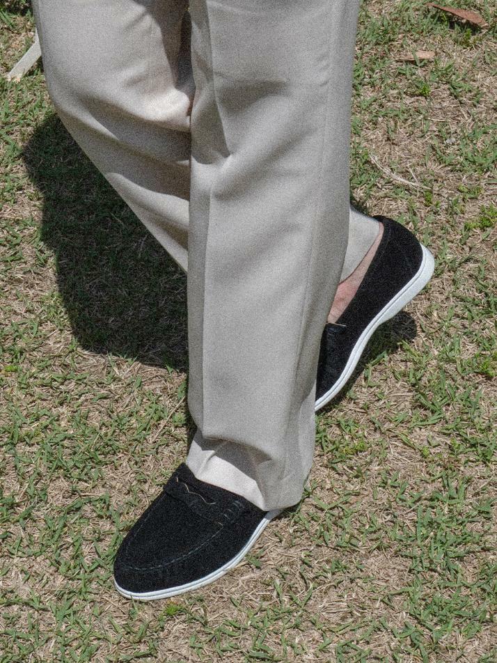 ALC4411W 리조트 셔링 로퍼_black suede