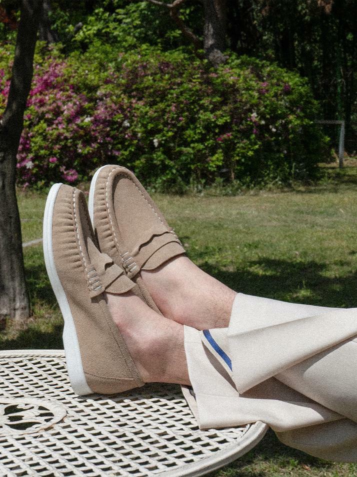 ALC4411W 리조트 셔링 로퍼_beige suede
