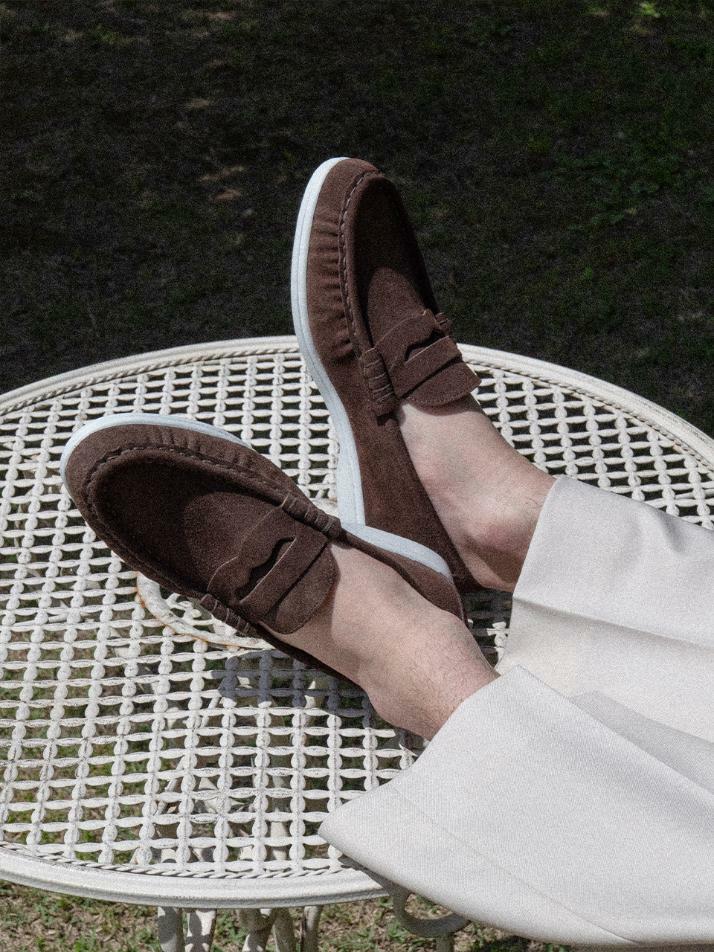 ALC4411W 리조트 셔링 로퍼_d.brown suede