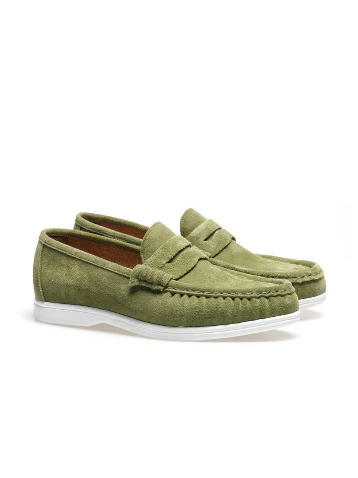 ALC4411W 리조트 셔링 로퍼_O.green suede