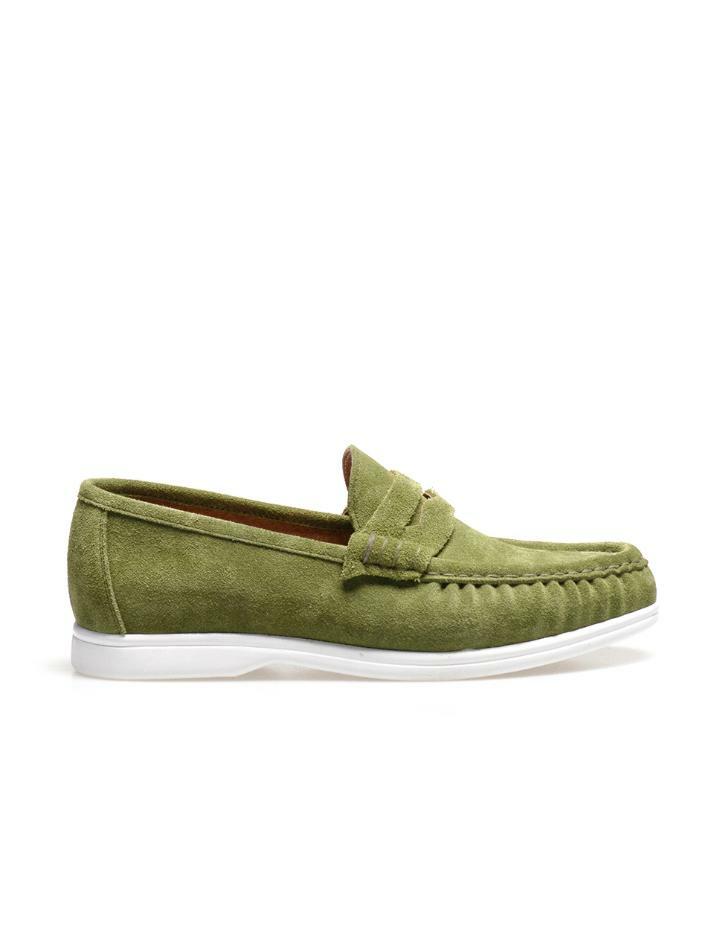 ALC4411W 리조트 셔링 로퍼_O.green suede