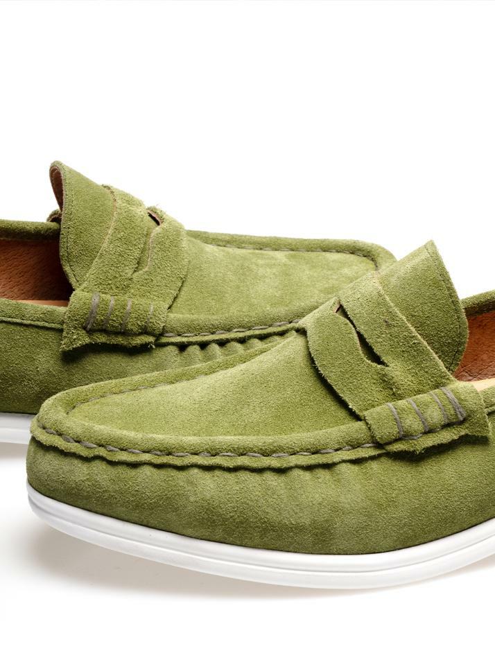 ALC4411W 리조트 셔링 로퍼_O.green suede