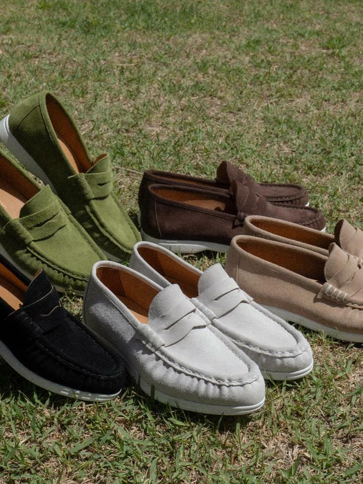 ALC4411W 리조트 셔링 로퍼_O.green suede