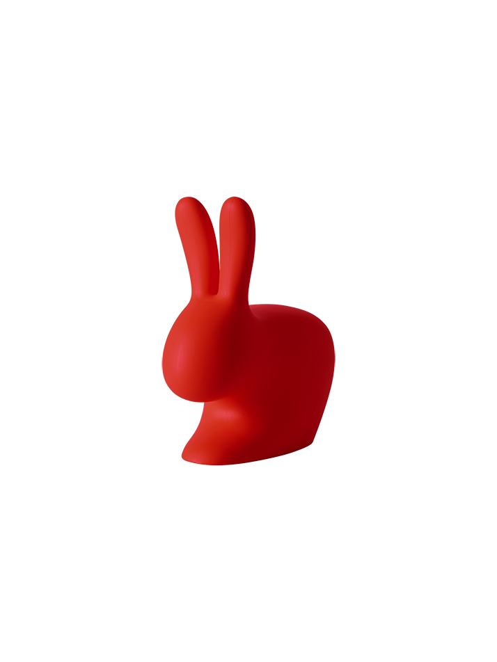 퀴부 래빗 체어 베이비 토끼 의자 레드 Qeeboo Rabbit Chair Baby Red