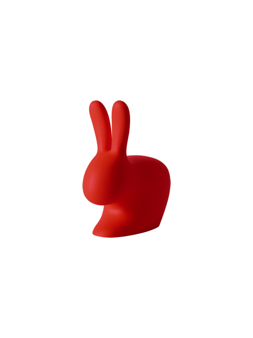 퀴부 래빗 체어 베이비 토끼 의자 레드 Qeeboo Rabbit Chair Baby Red