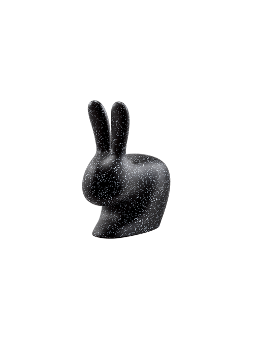 퀴부 래빗체어 베이비 닷 토끼의자 블랙/화이트 Rabbit Chair Baby Dots Black/White