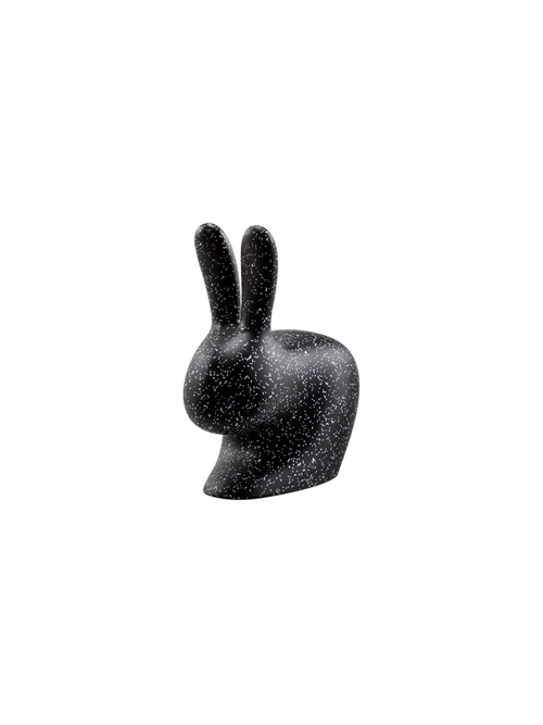 퀴부 래빗체어 베이비 닷 토끼의자 블랙/화이트 Rabbit Chair Baby Dots Black/White