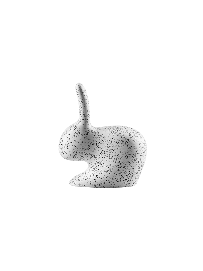 퀴부 래빗체어 베이비 닷 토끼의자 화이트-블랙 Rabbit Chair Baby Dots White/Black