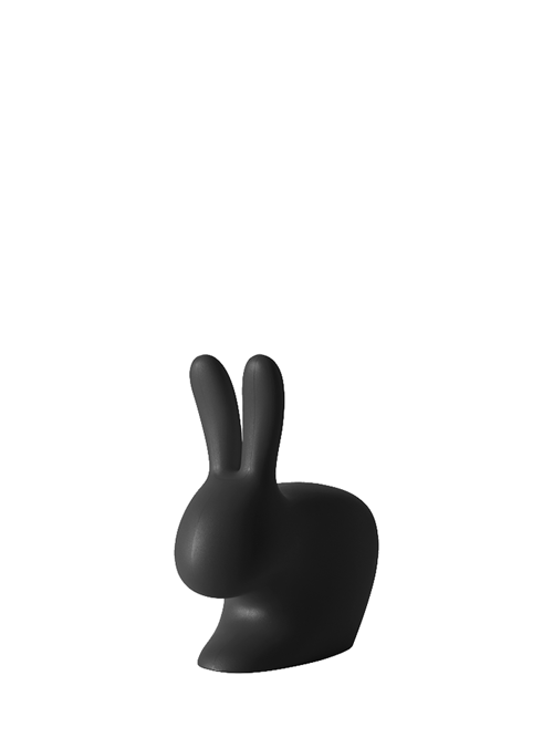 퀴부 래빗 XS 북엔드 블랙 Rabbit XS Bookend Black