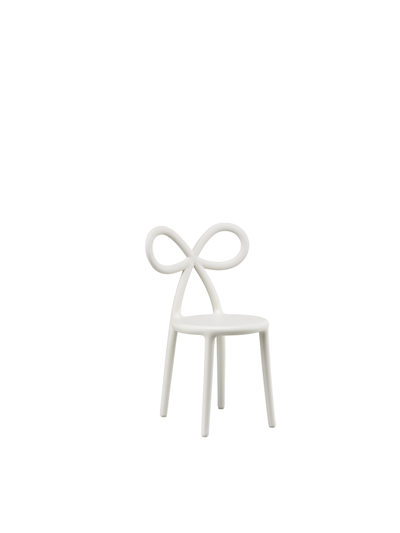 퀴부 리본 체어 베이비 화이트 Ribbon Chair Baby White