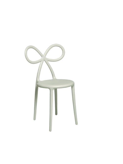 퀴부 리본 체어 화이트 Ribbon Chair White