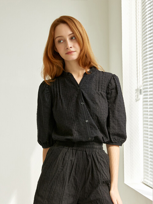 vesant blouse (caviar black)