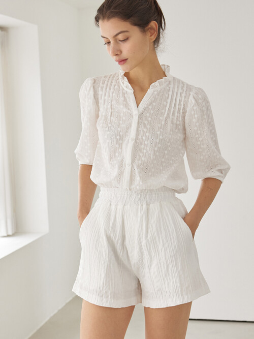 licot shorts (marigold ivory)