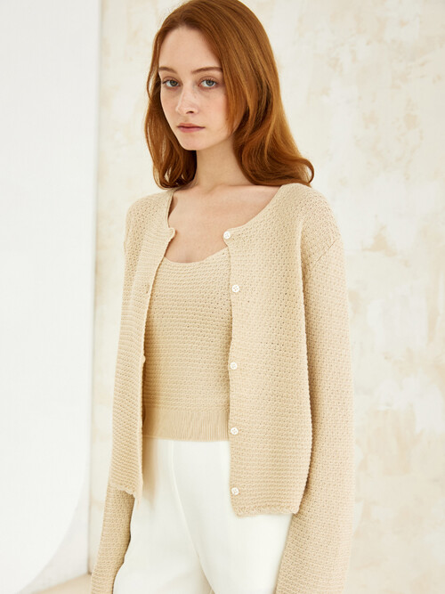 sylvaine two-piece top (raw honey)