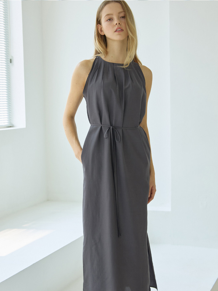 august dress (astro charcoal)
