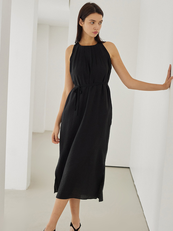 august dress (caviar black)
