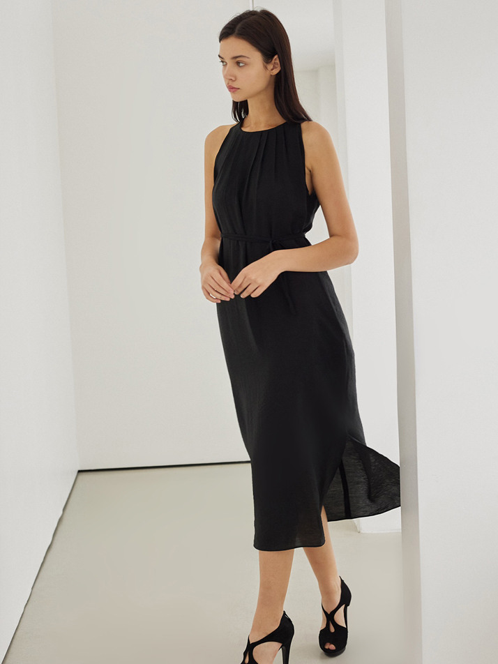 august dress (caviar black)