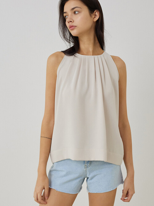 august top (cream)